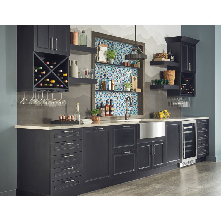 305 mm Matte Black Industrial Cabinet Bar Pull