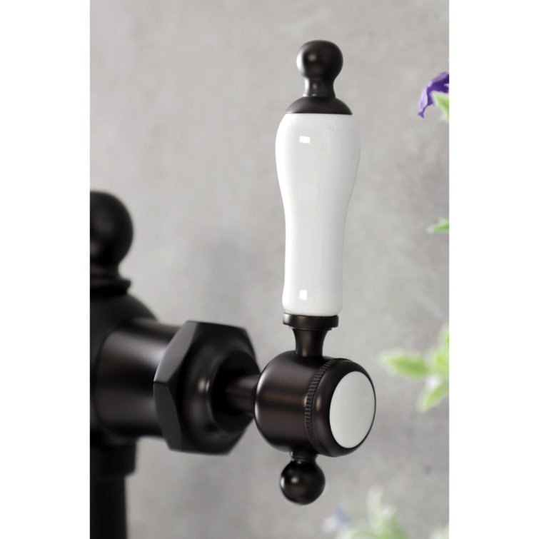 Brushed Brass Nautical Single-Handle Bathroom Faucet