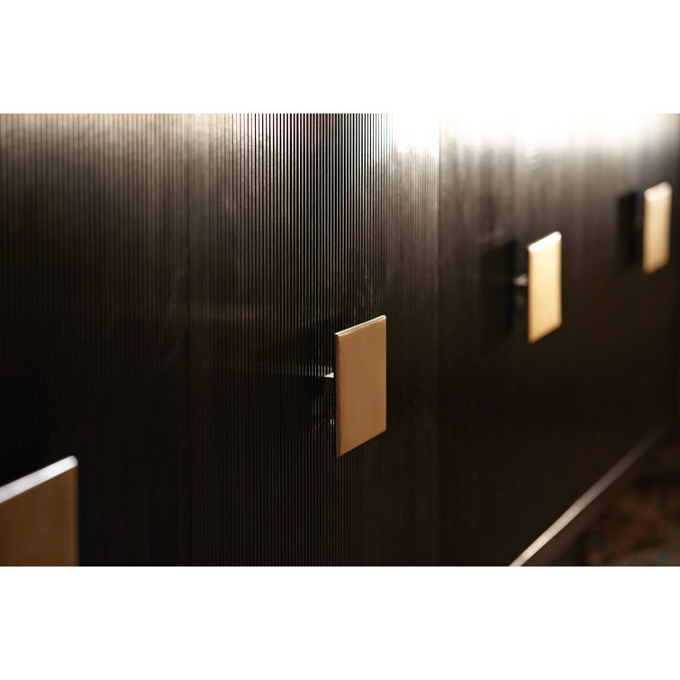 Boulevard Transitional 83'' Walnut Sideboard with Ebonized Finish
