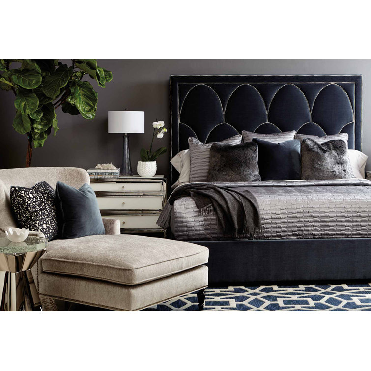 Blanca Transitional 3-Drawer Silver & White Metal Nightstand