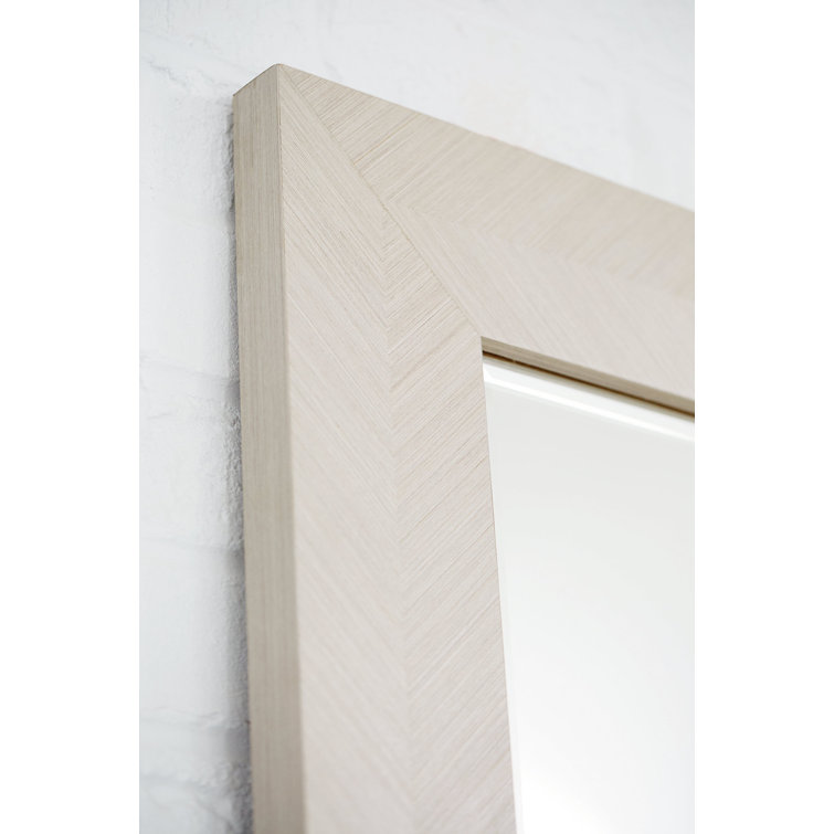 Transitional Axiom 6-Drawer Dresser in White and Gray with Artistic Flair