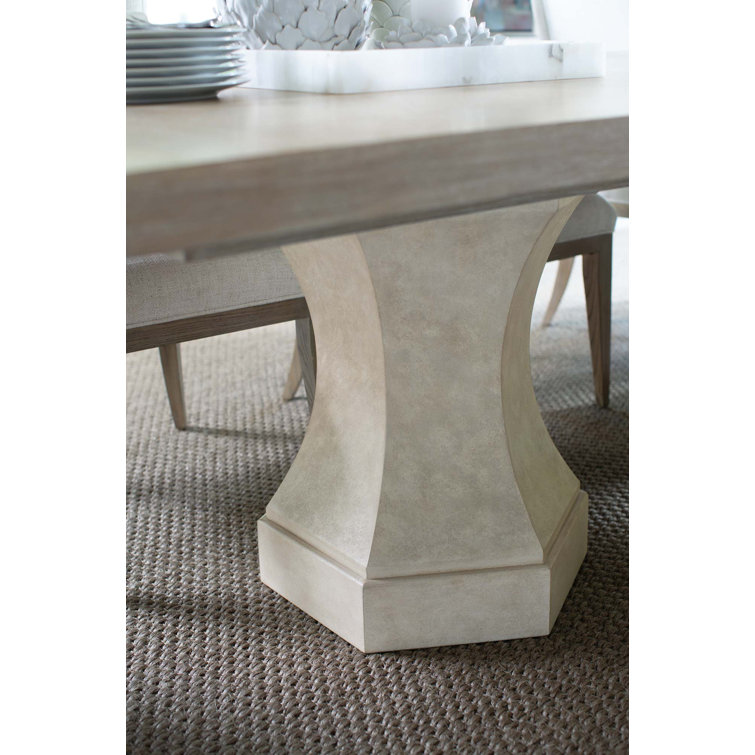 Santa Barbara Beige Oak Extendable Rectangular Dining Table