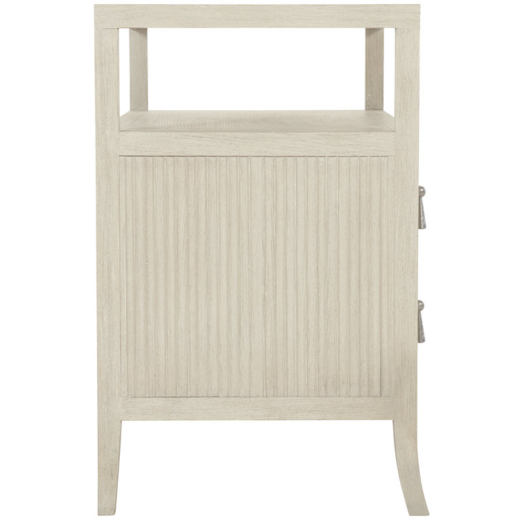 East Hampton Cream Transitional Bachelor's Chest with Beaded Drawers