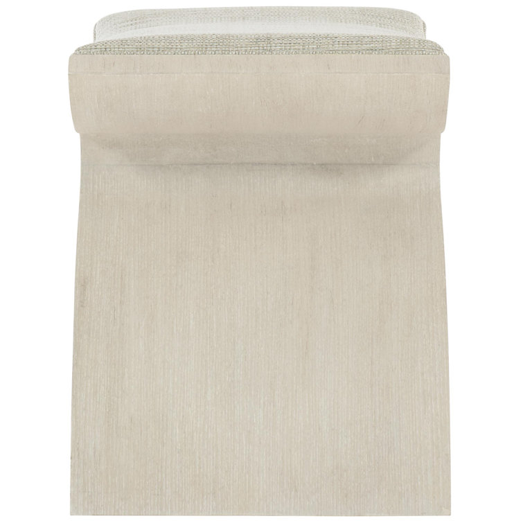 East Hampton Gray Upholstered Polyester Bedroom Bench
