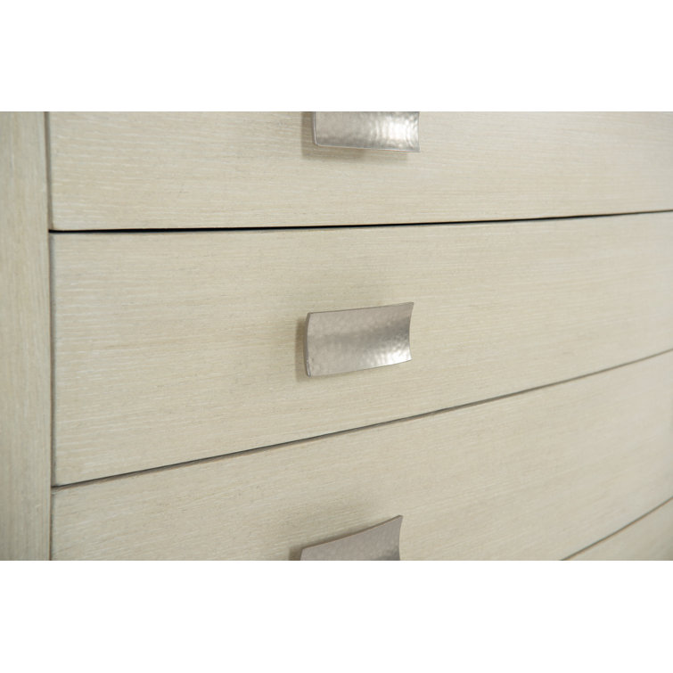 East Hampton Cream 5-Drawer Transitional Tall Dresser