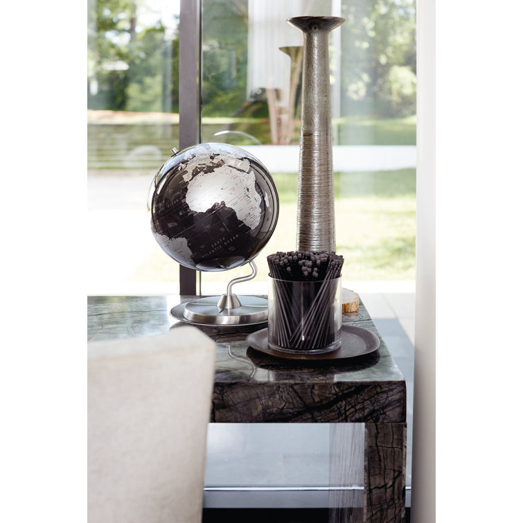 Transitional Black Marble Top Home Office Desk, 72"W
