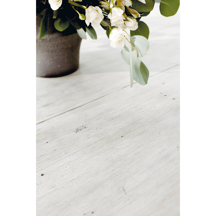 Mirabelle Cream 60" Round Extendable French Country Dining Table