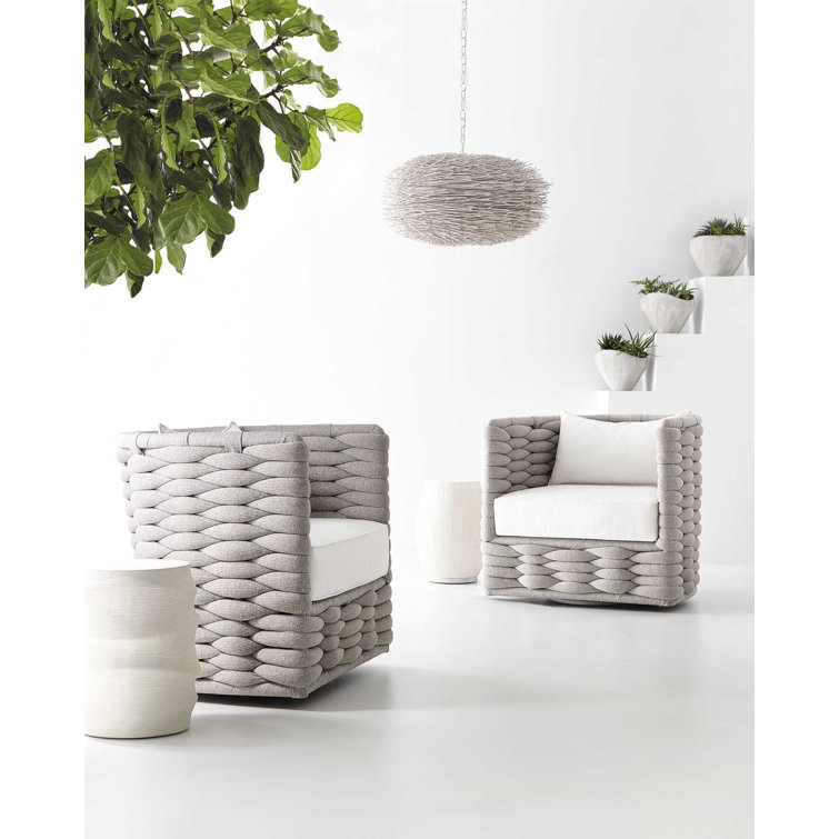 Luxurious Transitional White Stonecast Round Side Table