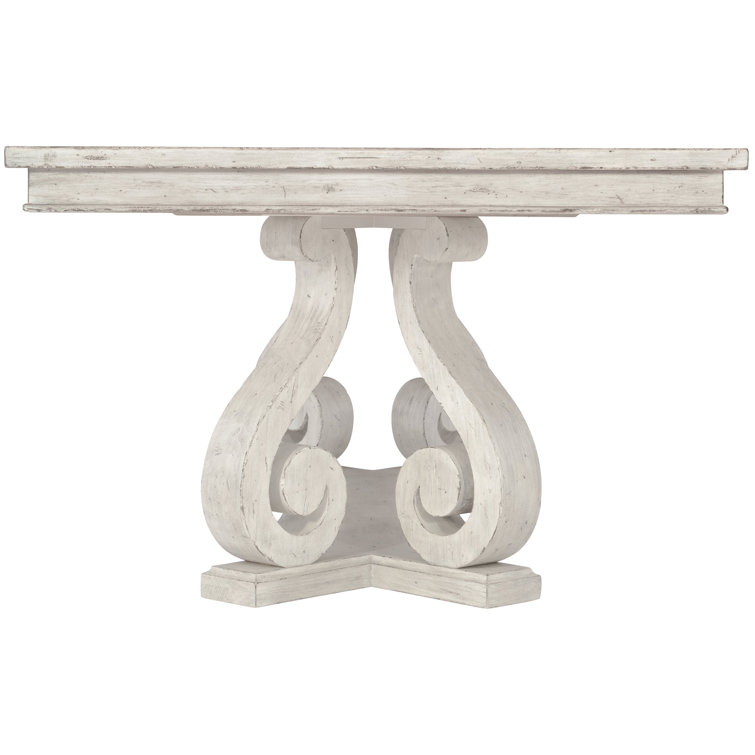 Mirabelle Cream Reclaimed Pine Extendable Dining Table