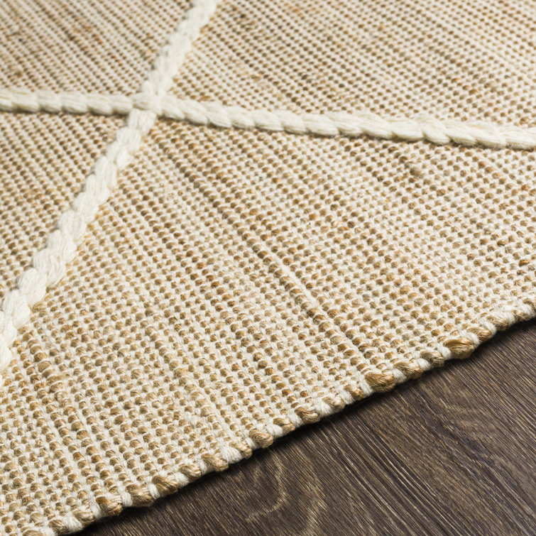 Serene Ivory Braided 8' x 10' Handmade Wool Area Rug