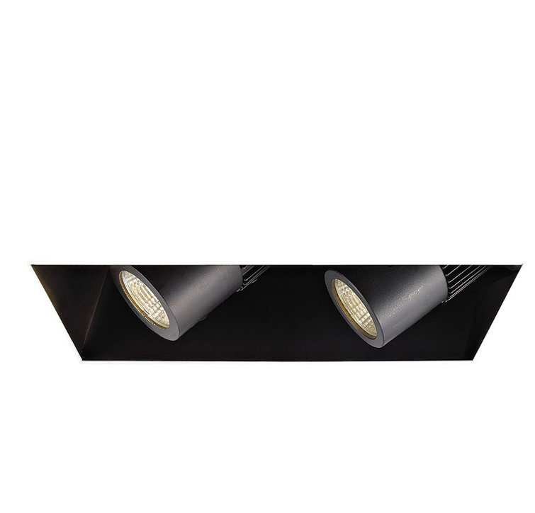 Precision 18.5'' Black Aluminum LED Recessed Lighting Kit - Energy Star