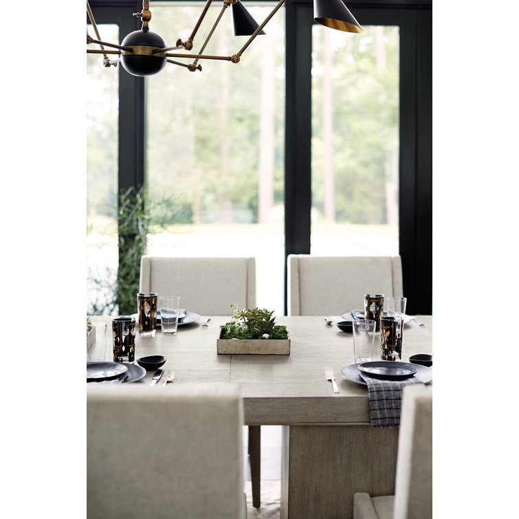 Gray Reclaimed Wood Extendable Rectangular Dining Table