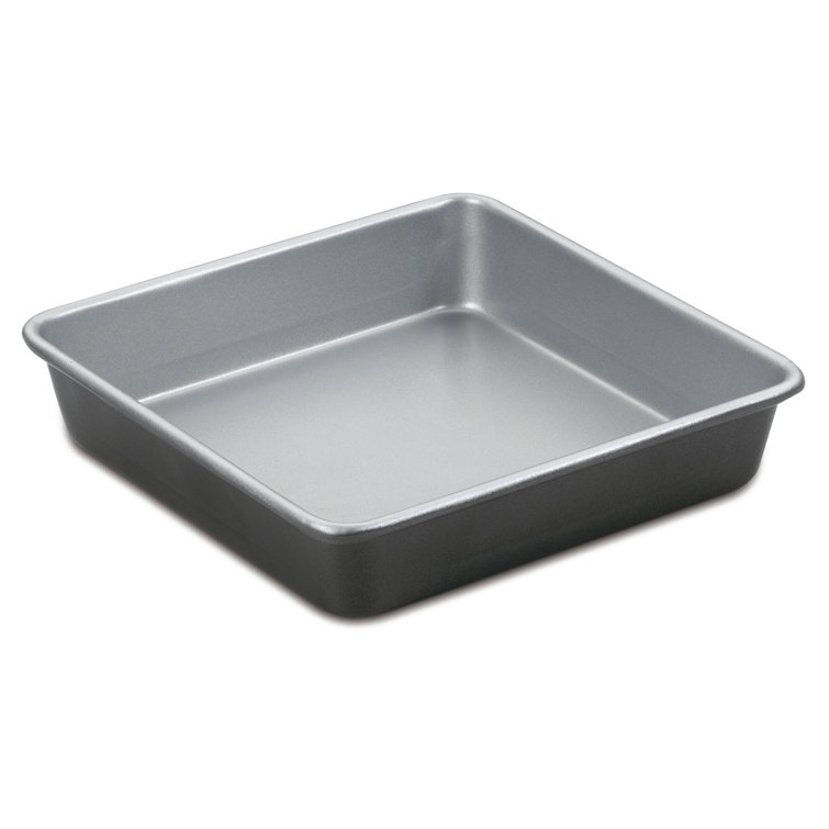 Silver Non-Stick Square Steel Cake Pan