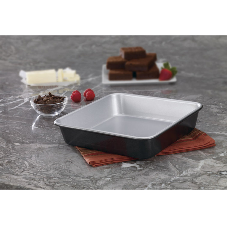 Silver Non-Stick Square Steel Cake Pan