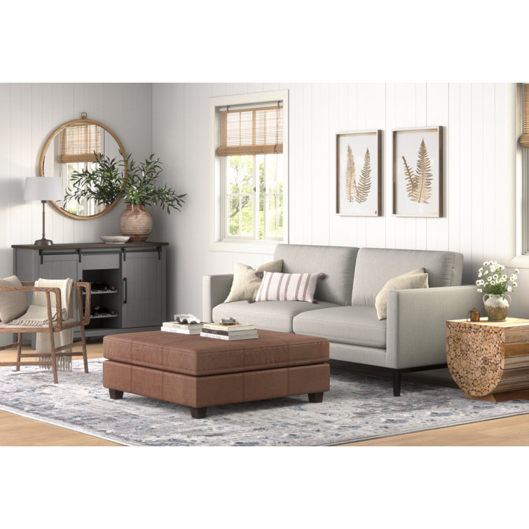 Grayson Handcrafted Gray Wood Accent Chair