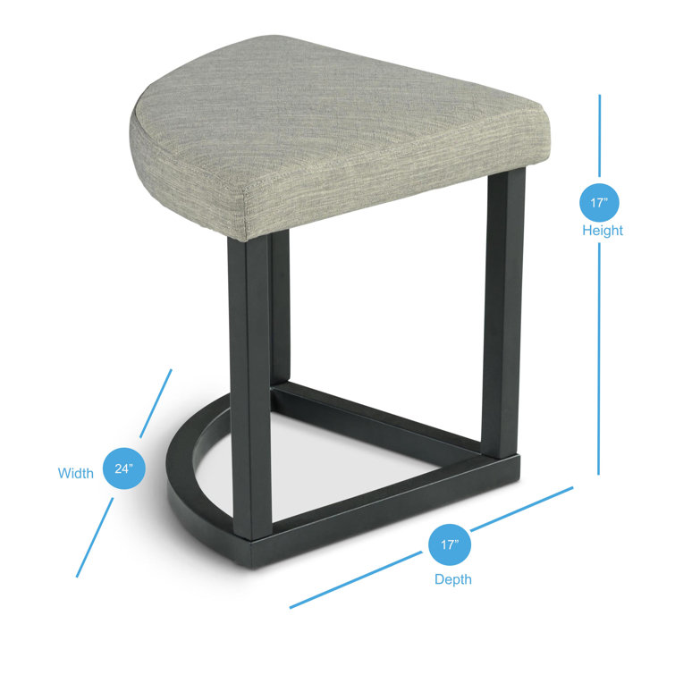 Yukon Dark Brown Wood Coffee Table with Stools