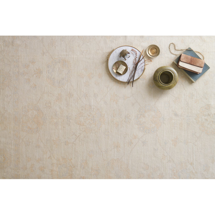 Kingsley Gray Hand-Knotted Wool 2' x 3' Rectangular Rug