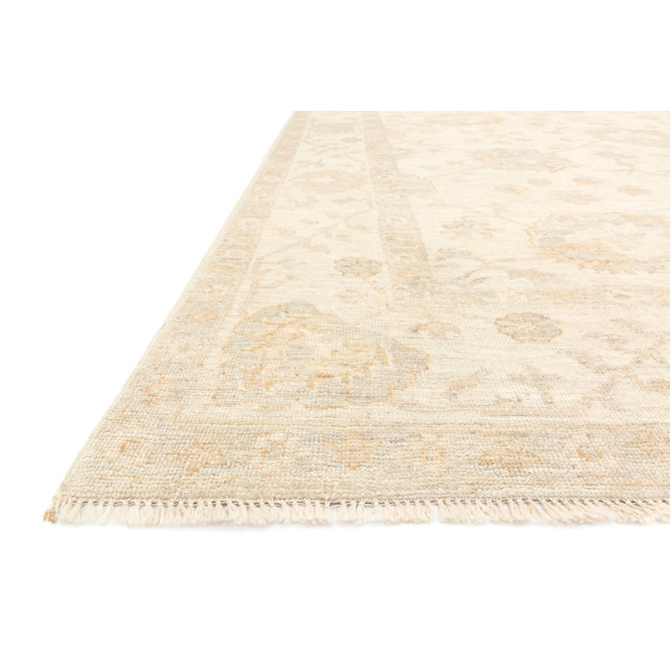 Kingsley Gray Hand-Knotted Wool 2' x 3' Rectangular Rug