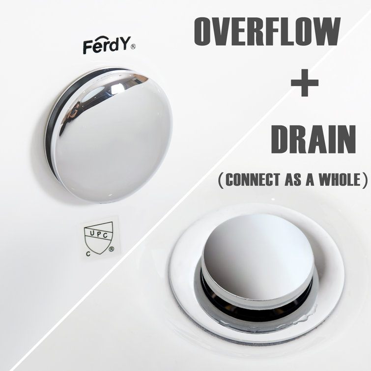 Boracay 67" Glossy White Acrylic Freestanding Bathtub