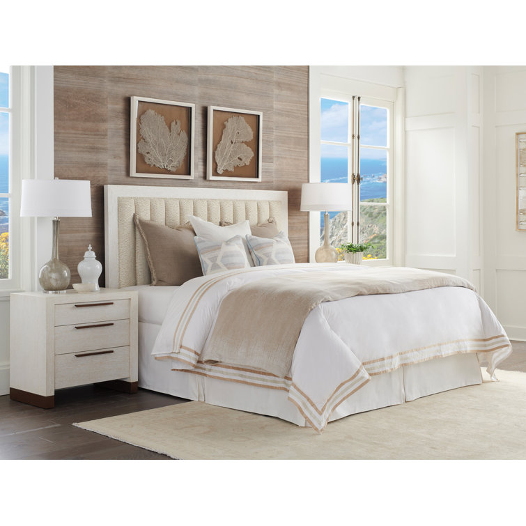 Carmel Cream Solid Wood 3-Drawer Nightstand