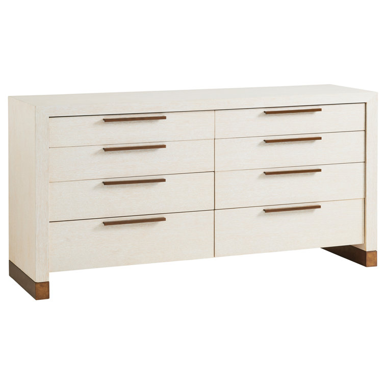 White Oak Double Dresser with Soft Close Drawers
