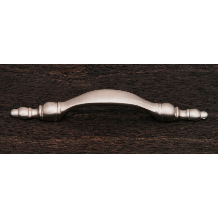Satin Nickel Brushed Arch Pull with Mounting Hardware