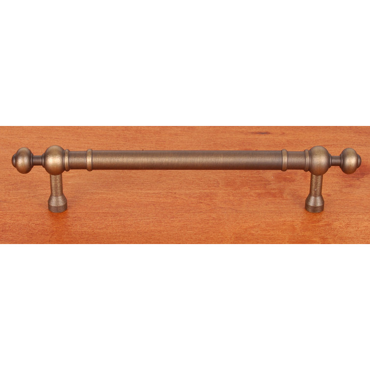 Antique English Gold 5'' Bar Pull with Mounting Hardware