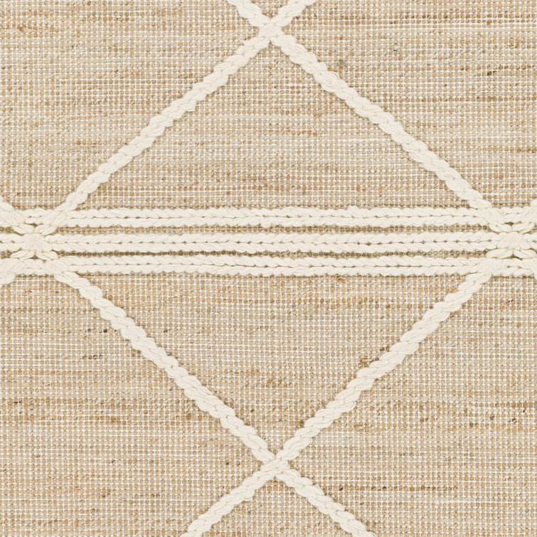Serene Ivory Braided 8' x 10' Handmade Wool Area Rug
