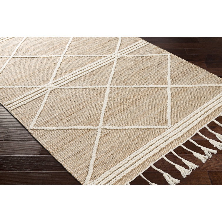 Serene Ivory Braided 8' x 10' Handmade Wool Area Rug