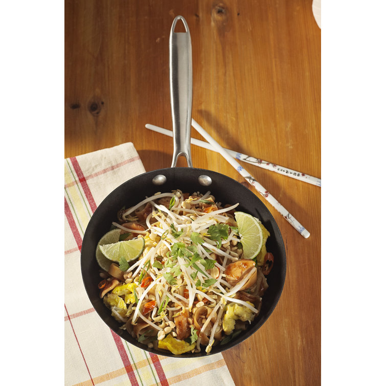 Nordic Ware 8'' Nonstick Stainless Steel Wok