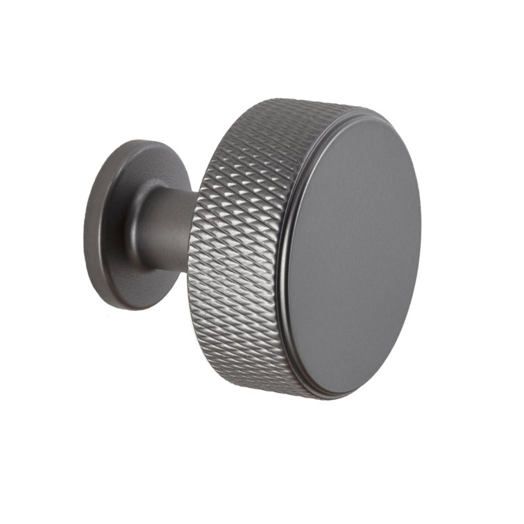 Kent Knurled 1-3/8" Round Nickel Industrial Cabinet Knob