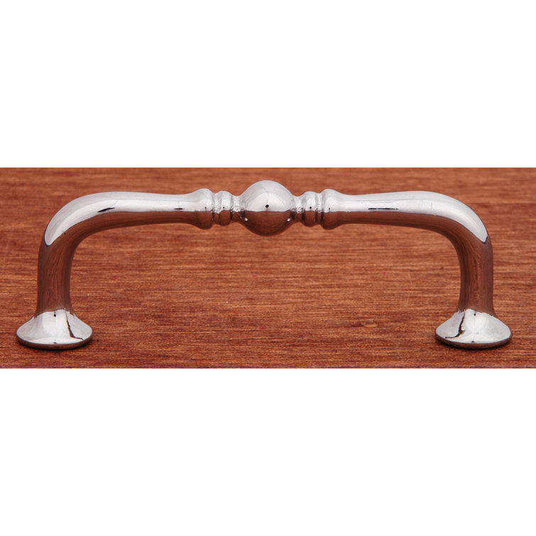 Polished Chrome Solid Brass Modern Arch Pull Bar