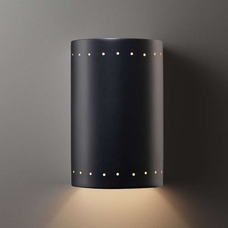 Costeira Black Iron Dimmable 1-Light Wall Sconce