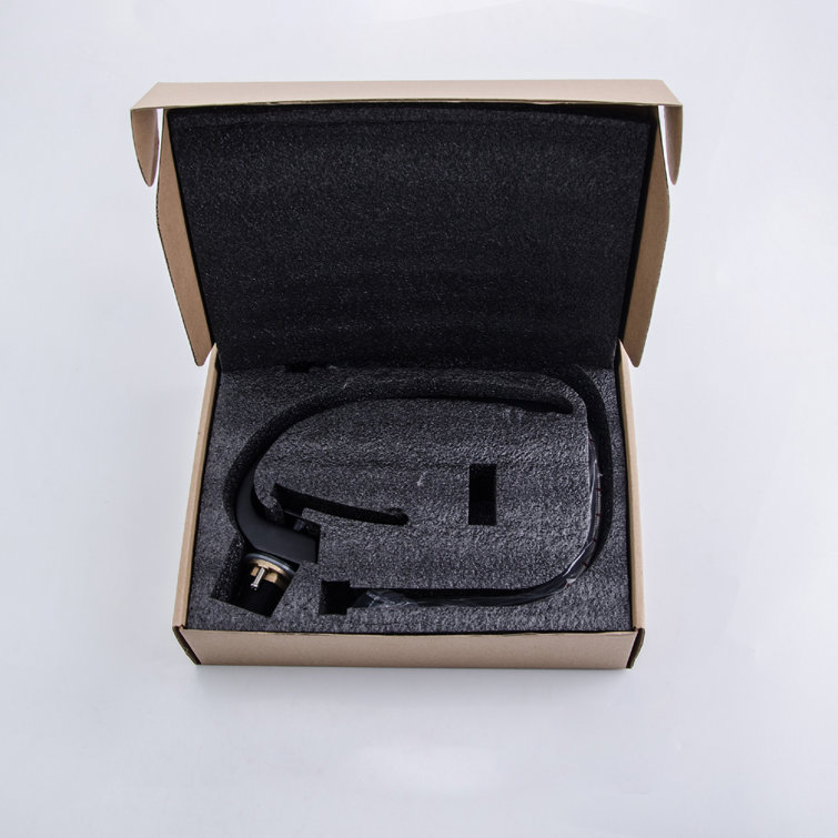 Matte Black Single-Handle High Arc Bathroom Faucet