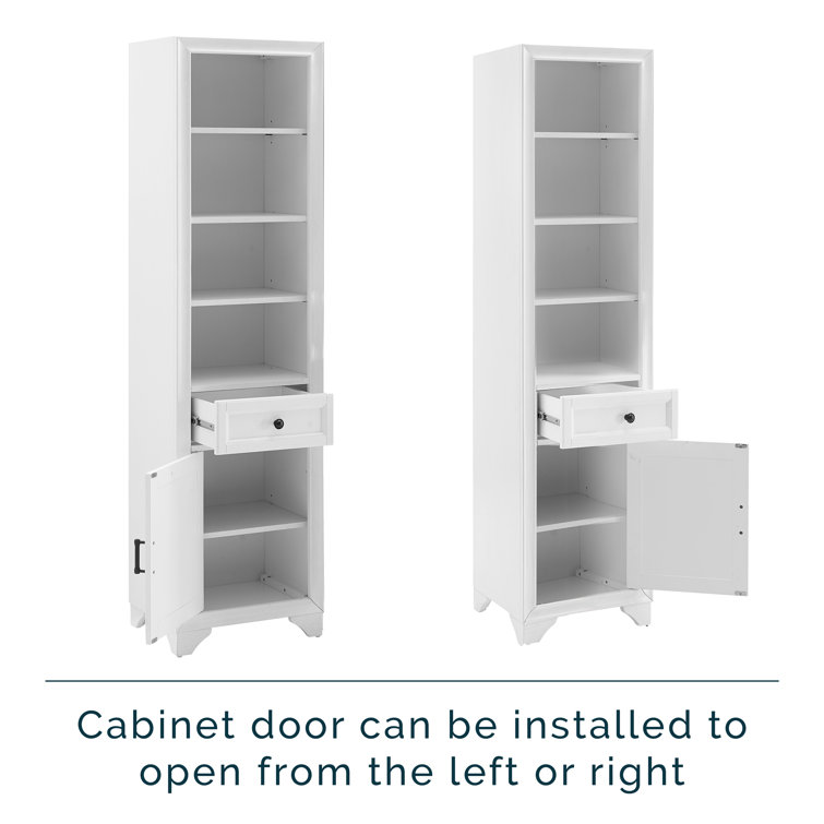 White 3-Piece Entertainment Set with Sideboard and Bookcases