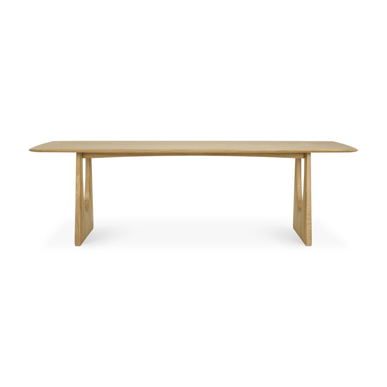 Geo 98-Inch Oak Extendable Dining Table