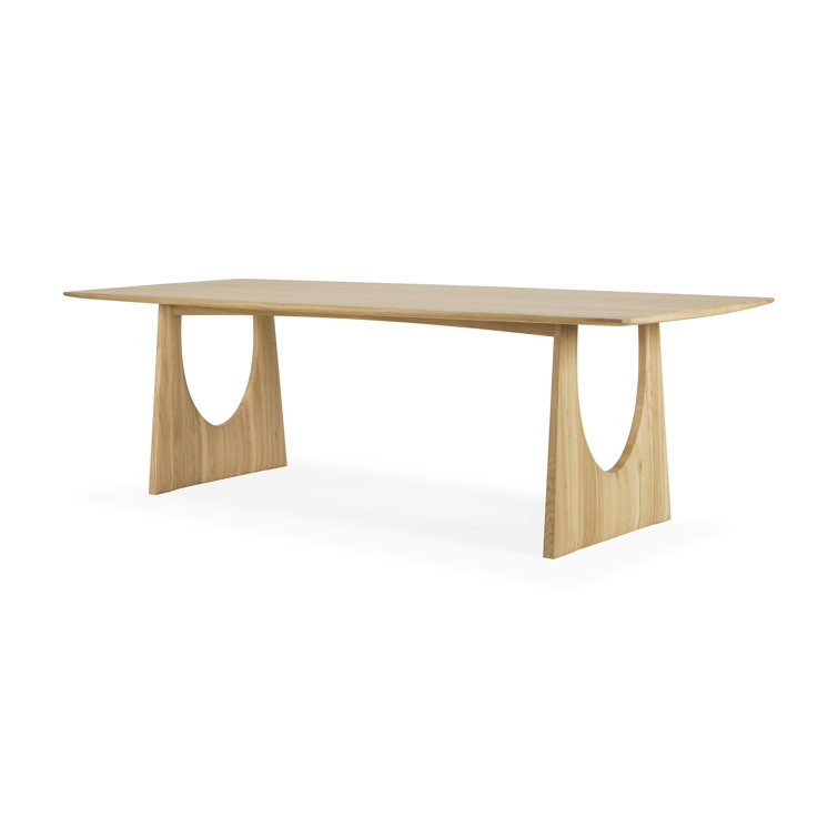 Geo 98-Inch Oak Extendable Dining Table