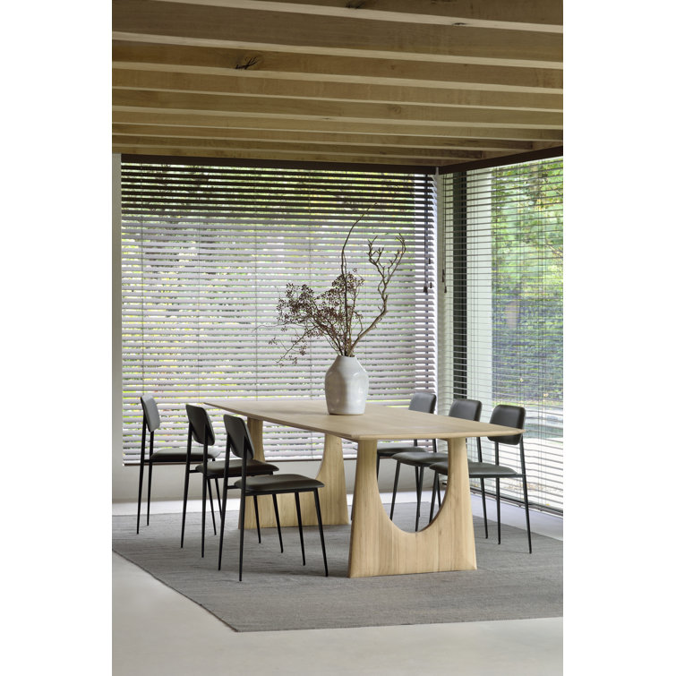 Geo 98-Inch Oak Extendable Dining Table