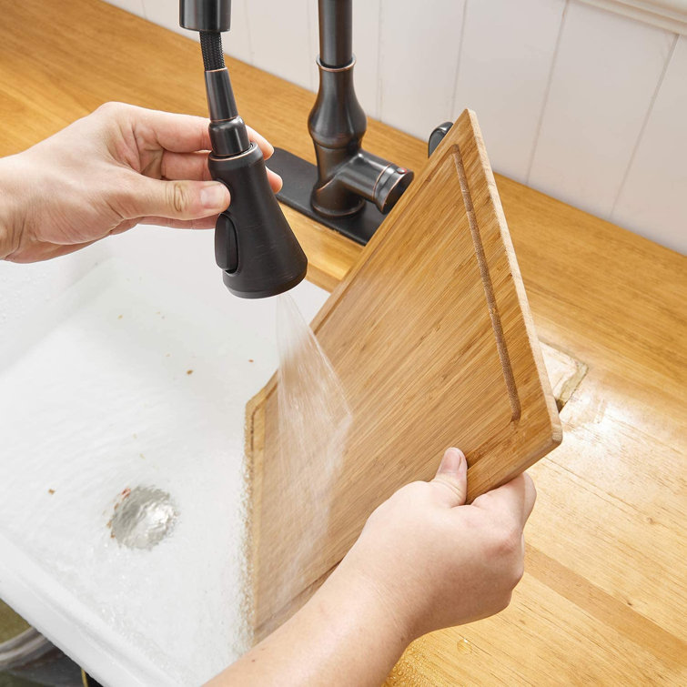 Oil Rubbed Bronze Single Handle Pull Down Kitchen Faucet
