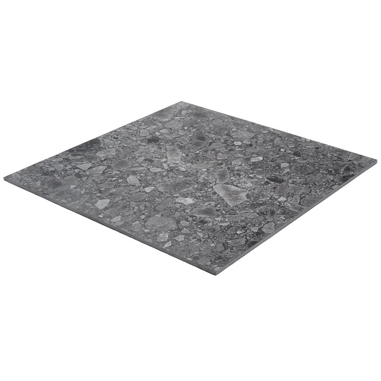 Venitia Large Format Matte Gray Porcelain Floor and Wall Tile