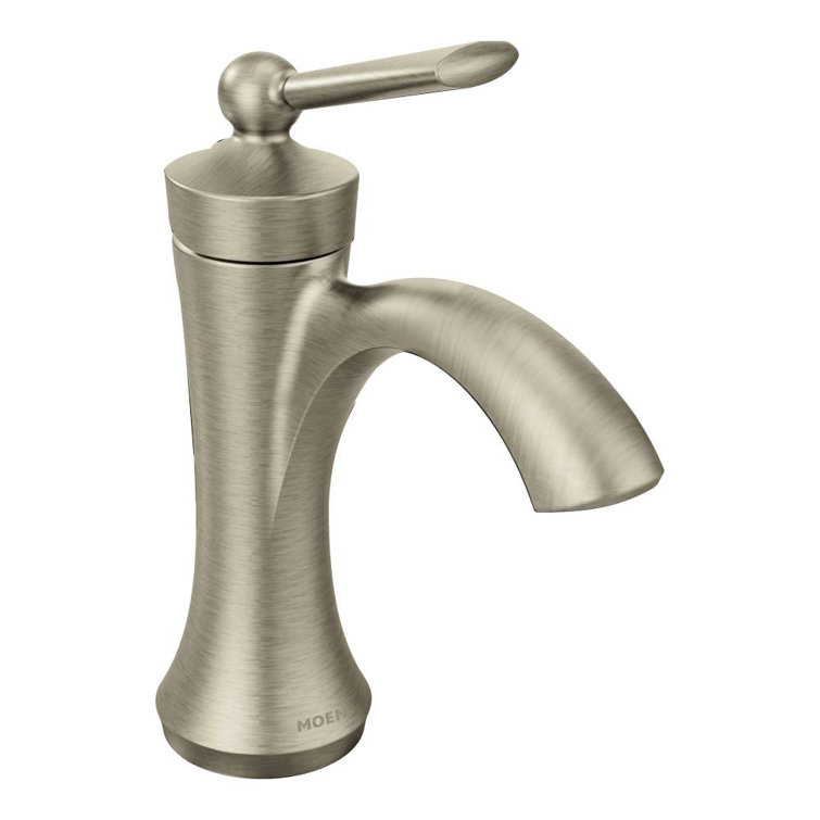 Classic Distressed Bronze Single Hole Bathroom Faucet with Drain Assembly