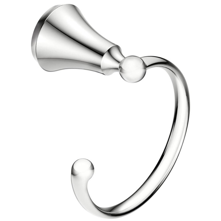 Wynford Chrome Wall Mounted Towel Ring