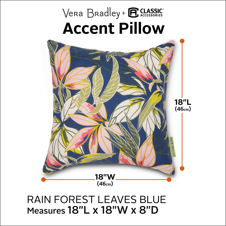 Vera Bradley Island Outdoor Square Pillow Cover & Insert