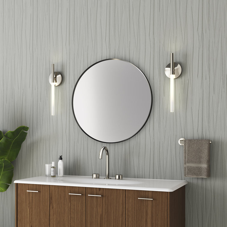 Polished Nickel Minimalist LED Wall Sconce