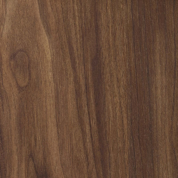 Walnut Grain Laminate Mid-Century Modern End Table Nightstand