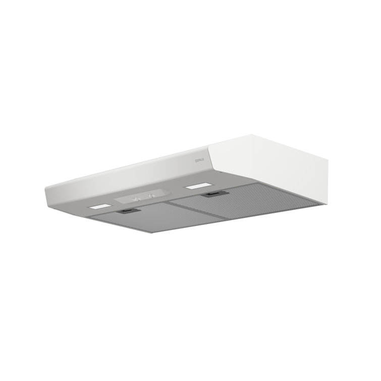 Breeze 24" Matte White Stainless Steel Under Cabinet Range Hood