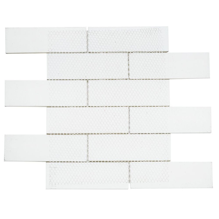 Athena 12" x 12" Gold Trim Glass Mosaic Wall Tile