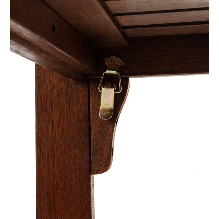Eco-Friendly Lutyens Eucalyptus Wood Garden Bench in Natural Finish