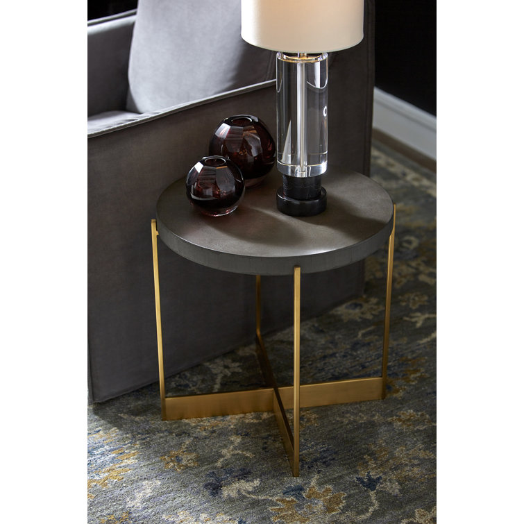 Contemporary Sovente 29" Gray Upholstered Swivel Armchair