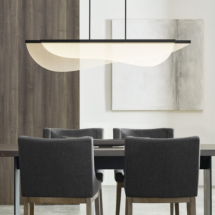 Nyra 72'' Plated Brass LED Linear Suspension Light